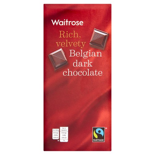 Waitrose Belgian Dark Chocolate