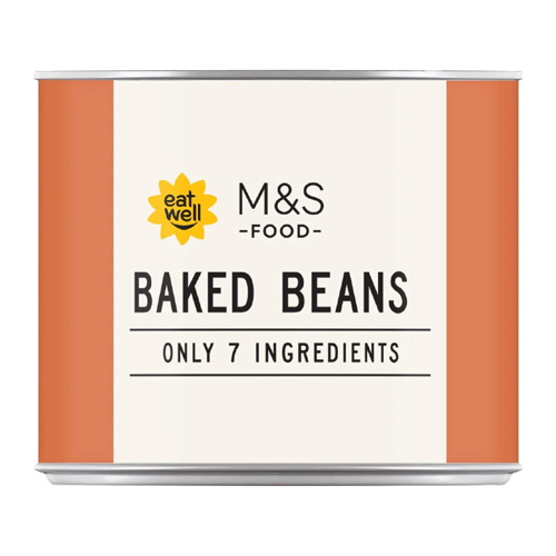 Marks and Spencer Only 7 Ingredients Baked Beans Small