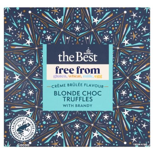 Morrisons The Best Creme Brulee Flavour Blonde Choc Truffles (Bulk Buy Pack Of 6)