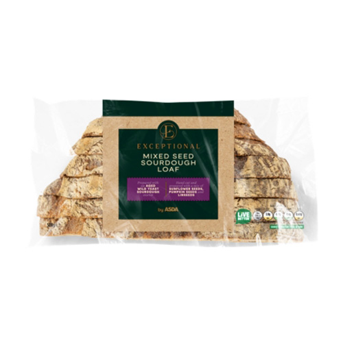 Exceptional By Asda Mixed Seed Sourdough Loaf