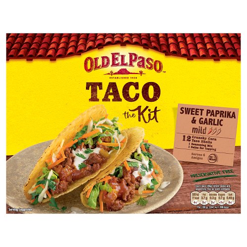 Old El Paso Crunchy Taco Kit Garlic & Paprika