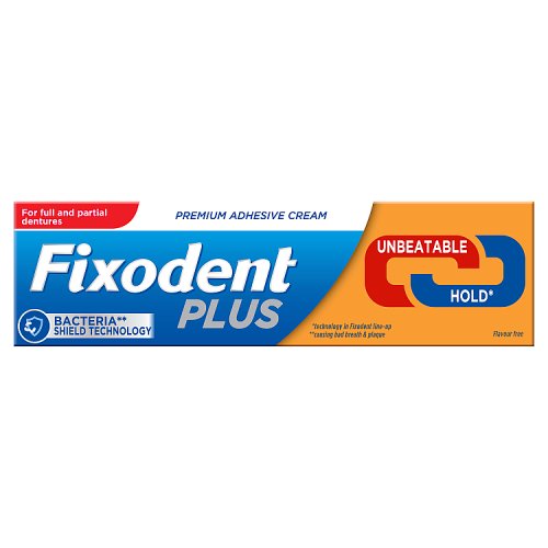 Fixodent Plus Dual Protection Denture Adhesive Cream