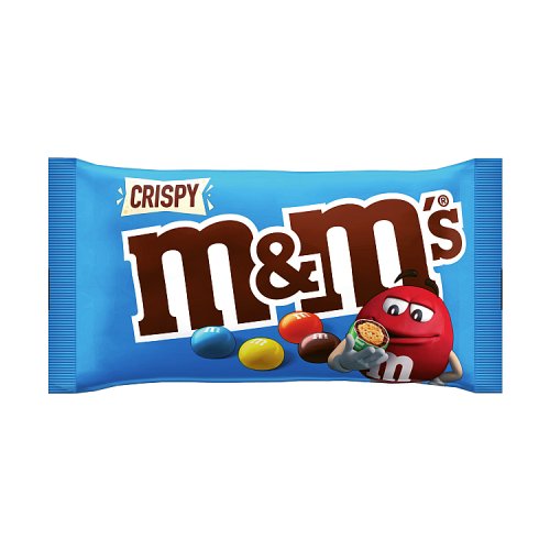 M&Ms Crispy Small Bag, Chocolate Single Bar