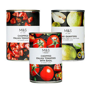 Tinned Fruit and Veg