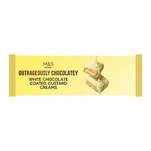 M&S White Chocolate Coated Custard Creams