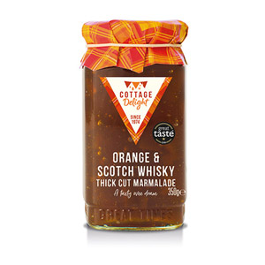 Cottage Delight Orange and Scotch Whisky Thick Cut Marmalade