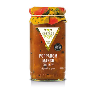 Cottage Delight Poppadom Mango Chutney