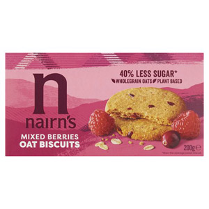 Nairns Mixed Berries Oat Biscuits