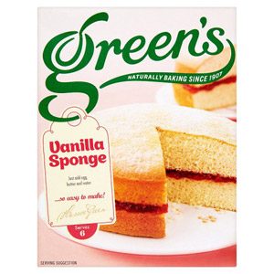 Greens Vanilla Sponge Mix x 6