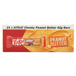 Nestle Kit Kat Chunky Peanut Butter - 24 x 42g
