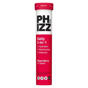 Phizz Daily Mixed Berry 3-in-1 Hydration, Electrolytes and Vitamins Effervescent