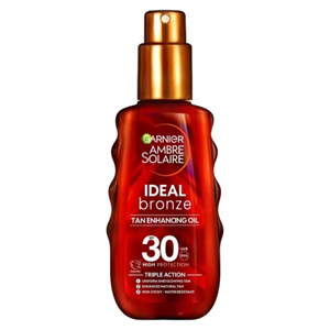 Garnier Ambre Solaire Ideal Bronze Sun Cream Oil Spray SPF 30