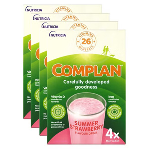 Complan Strawberry Flavour Nutritional Drink - 4 packs