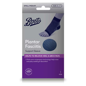 Boots Plantar Fasciitis Support Sleeve - Size 3 - 7 (1 Pair)