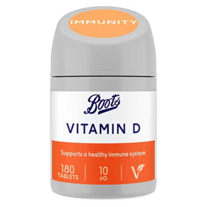 Vitamin D 10 µg Food Supplement 180 Tablets