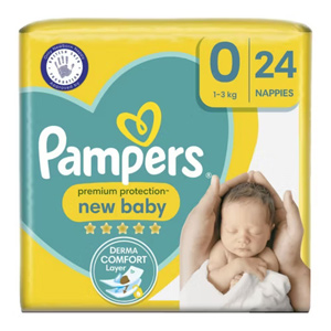 Pampers New Baby Size 0 - 24 Newborn Nappie