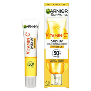 Garnier Vitamin C Daily UV, Invisible Brightening Fluid, SPF50+