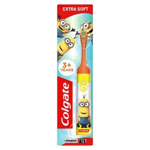 Colgate 360 Sonic Kids 3+ Years Minion Extra Soft Battery Powered Toothbrush