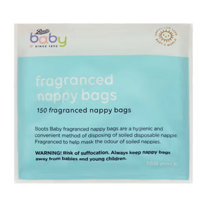 Boots Baby Fragranced Nappy Bags 150s