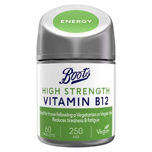 Boots High Strength Vitamin B12 250 µg 60 Tablets