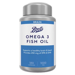 Boots Omega 3 Fish Oil 1000 mg 180 Capsules