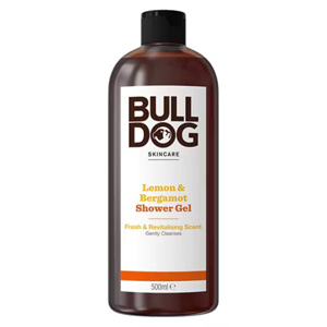 Bulldog Skincare Lemon & Bergamot Shower Gel For Men, Refreshing Men's Body Wash
