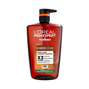 L'Oreal Men Expert Barber Club XXL Shower Gel 3 In 1 Wash for Body Hair & Beard