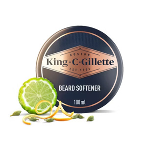 King C. Gillette Men's Beard Softener, Lightweight & Deep Beard Conditioning