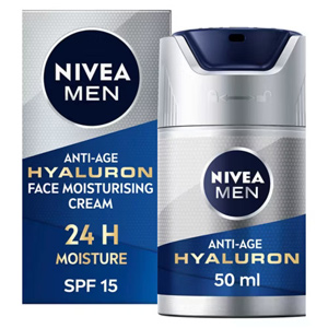 Nivea Men Anti-Age Hyaluron Day Cream Moisturiser with Hyaluronic Acid SPF15