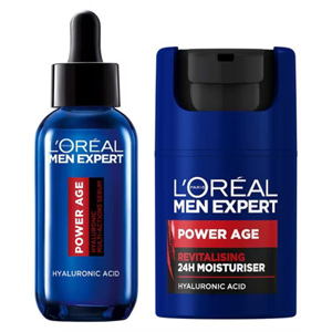 L'Oreal Paris Men Expert Powerage Serum 30ml & HA Revitalising Cream