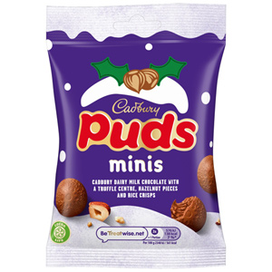 Cadbury Milk Chocolate Mini Puds Bag