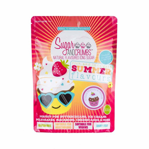Sugar & Crumbs Strawberries And Cream Icing Sugar 500g x 6