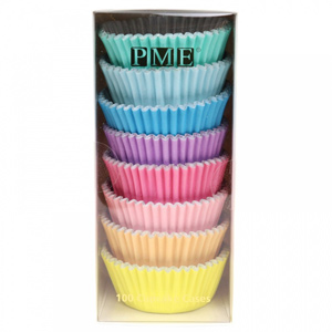 PME Pastel Foil Lined Cupcake Cases x 100