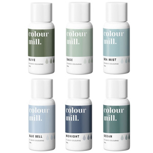 Colour Mill Coastal Gift Set Of 6 - Oil Based Colouring 20ml