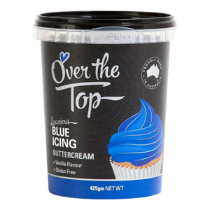Over The Top Blue - 425g Buttercream x 6