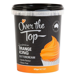 Over The Top Orange - 425g Buttercream