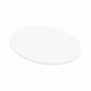 Simply Making 6 Inch - 5mm White Matt Round Masonite Board