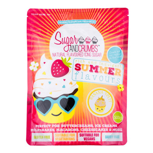 Sugar & Crumbs Banana Split Icing Sugar 500g (Bulk Buy Pack Of 6)