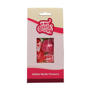 FunCakes Frangipani And Leaves - Edible Wafer Flowers Pack Of 15