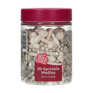 FunCakes Silver Lining - 3D Sprinkle Medley 70g