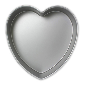 PME 10 x 3 Inch Deep Heart-Shaped Seamless Tin