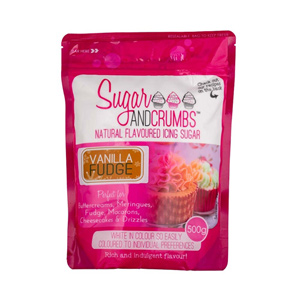 Sugar & Crumbs Vanilla Fudge Icing Sugar 500g