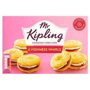 Mr Kipling Viennese Whirls 6 Pack