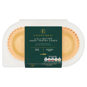 Exceptional By Asda 6 All-Butter Sweet Pastry Cases