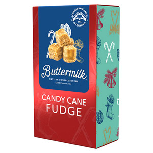 Buttermilk Candy Cane Fudge