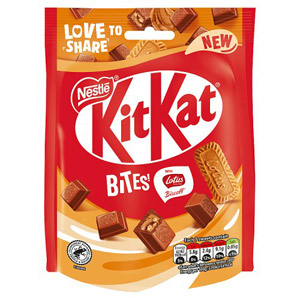 Kit Kat Lotus Biscoff Bites