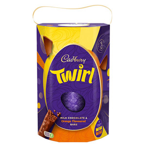Cadbury Milk Chocolate & Orange Twirl Special Gesture Egg