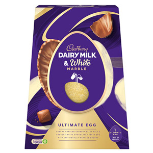 Cadbury Dairy Milk & White Marble Ultimate Egg