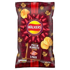 Walkers Pigs in Blankets Crisps 5 Pack