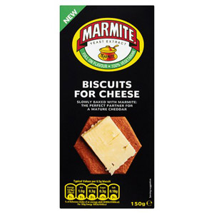 Marmite Biscuits for Cheese